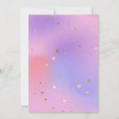 KPOP Glitter Patch Shine Birthday Einladung (Rückseite)