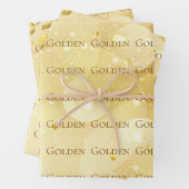 KPOP GOLDEN GESCHENKVERPACKUNG GESCHENKPAPIER SET (Beispiel)