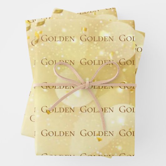 KPOP GOLDEN GIFT WRAP GESCHENKPAPIER SET (Beispiel)