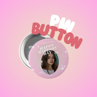 Kpop Idol Birthday Fancafe Style Button Button
