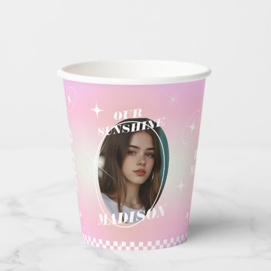 Kpop Idol Birthday Fancafe Style Cuphülse Pappbecher (Vorderseite)