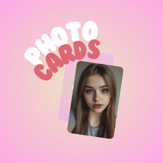 Kpop Idol Birthday Fancafe Style Fotokarte Custom Visitenkarte