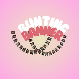 Kpop Idol Birthday Fancafe Style Fotos Wimpelkette