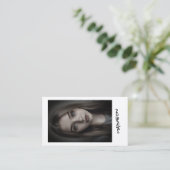 Kpop Idol Birthday Fancafe Style MiniPolaroid Card Visitenkarte (Stehend Vorderseite)