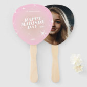 Kpop Idol Birthday Fancafe Style Set of Fans Fächer (Vorne und Hinten)