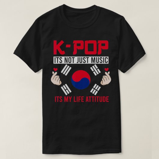 Kpop is not just music Kpop Merch Merchandise Gift T-Shirt (Design vorne)