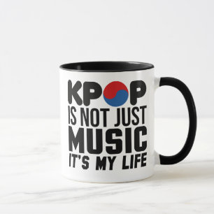 Kpop ist meine Leben-Musik-Slogan-Grafiken Tasse