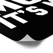 Kpop ist meine Livemusik-Slogan-Grafik Poster (Ecke)