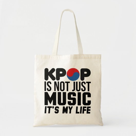 Kpop ist meine Livemusik-Slogan-Grafik Tragetasche (Vorne)