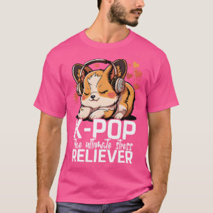 Kpop Items Bias Corgi Dog Koreanischer Pop Merch K T-Shirt