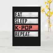 Kpop K-Pop Sprichwort Funny Karte (Gelbe Blume)