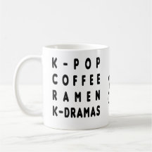 KPOP KAFFEE RAMEN KDRAMA KAFFEE TASSE