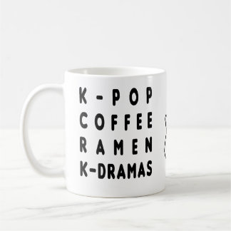 KPOP KAFFEE RAMEN KDRAMA KAFFEE TASSE