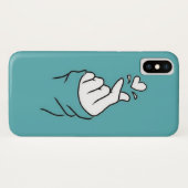 KPop koreanisches Liebe-Symbol-niedlicher Case-Mate iPhone Hülle (Rückseite (Horizontal))