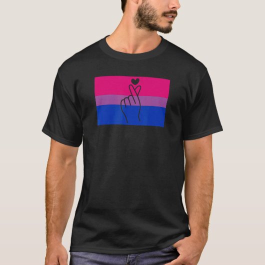 Kpop Merchandise Fan Addict Gay Bisexual Pride Fla T-Shirt (Vorderseite)