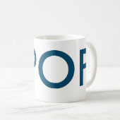 Kpop | Music Fan Gift navy Kaffeetasse (VorderseiteRechts)