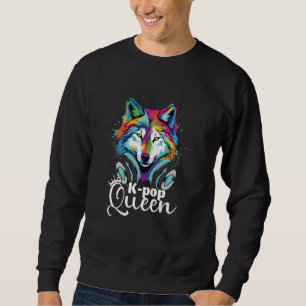 Kpop Queen Bias Wolf Koreanischer Pop Merch K-Pop Sweatshirt