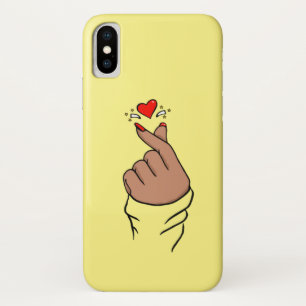 Kpop Saranghae Finger Herz Case-Mate iPhone Hülle