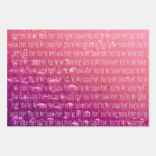 KPOP SODA POP GESCHENKVERPACKUNG  GESCHENKPAPIER SET (Vorderseite)