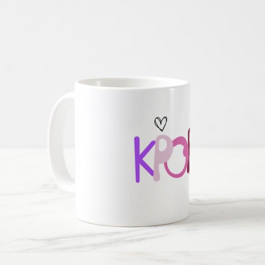 Kpop-Tasse Kaffeetasse (Vorderseite Links)