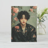 KPop Valentine Card Feiertagskarte (Stehend Vorderseite)