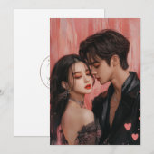 KPop Valentine Card Feiertagskarte (Vorne/Hinten)