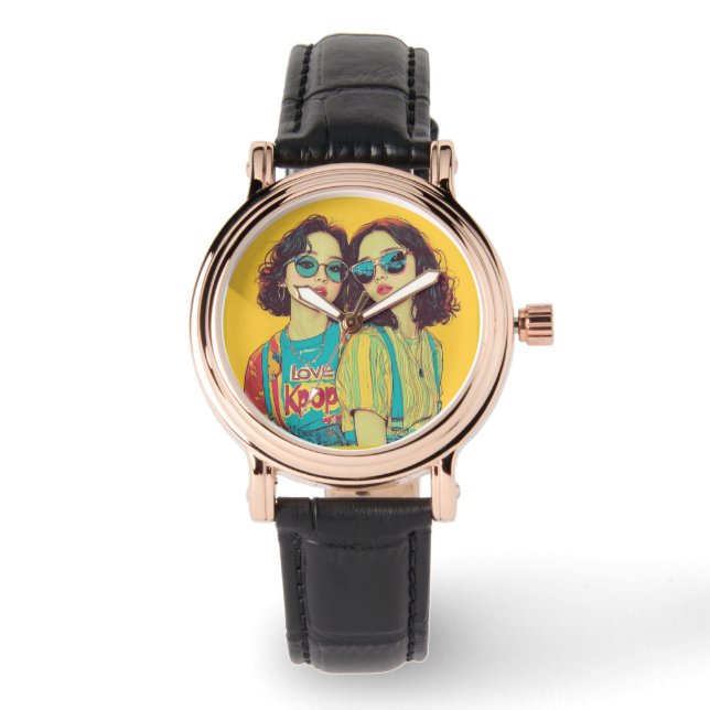 KPop Watch Armbanduhr (Vorderseite)