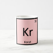 Kr - Korat Cat Chemistry Periodic Table Element Kaffeetasse (Mittel)