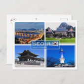 KR Südkorea - Seoul - Postkarte (Vorne/Hinten)