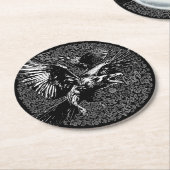 KRA KRA! RUNDER PAPPUNTERSETZER (Angewinkelt)