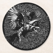 KRA KRA! RUNDER PAPPUNTERSETZER (Vorderseite)