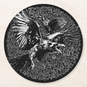 KRA KRA! RUNDER PAPPUNTERSETZER