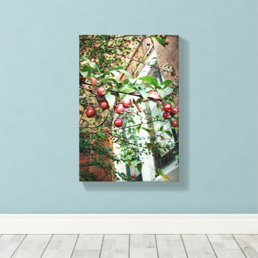 Krabapfel Leinwanddruck (Insitu (Holzboden))