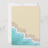 Krabbe auf der Ladeneinladung Einladung (Rückseite)