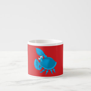 Krabbe aus Cartoon Espressotasse