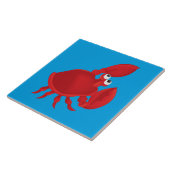 Krabbe aus Cartoon Fliese (Seite)