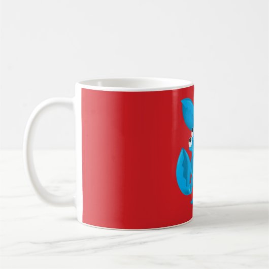 Krabbe aus Cartoon Kaffeetasse (Links)