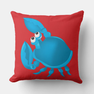 Krabbe aus Cartoon Kissen