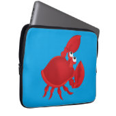 Krabbe aus Cartoon Laptopschutzhülle (Vorne Rechts)