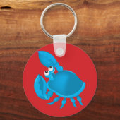 Krabbe aus Cartoon Schlüsselanhänger (Vorderseite)