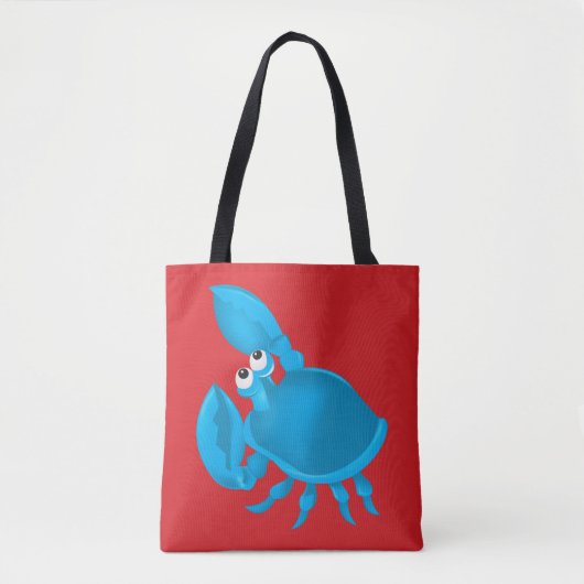 Krabbe aus Cartoon Tasche (Vorderseite)