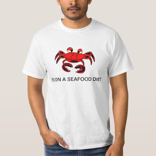 Krabbe bin ich auf einem Meeresfrüchte-Diät-Shirt T-Shirt