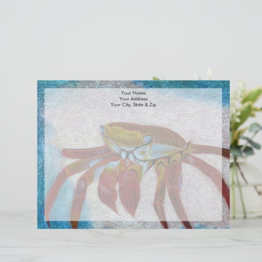 Krabbe Briefbogen (Stehend Vorderseite)