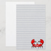 Krabbe Briefpapier (Vorne/Hinten)