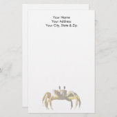 Krabbe Briefpapier (Vorne/Hinten)