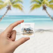 Krabbe, die am Strand läuft, individuell einstellb Magnet