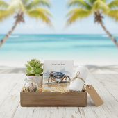 Krabbe, die am Strand läuft, individuell einstellb Magnet