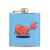 Krabbe, die das Labor betreibt Flachmann (Vorderseite)