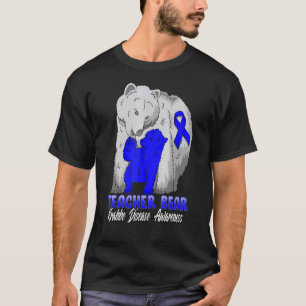 Krabbe Disease Child Awareness Lehrer Bärenunterst T-Shirt