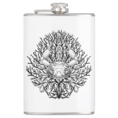 Krabbe Flachmann (Vorderseite)